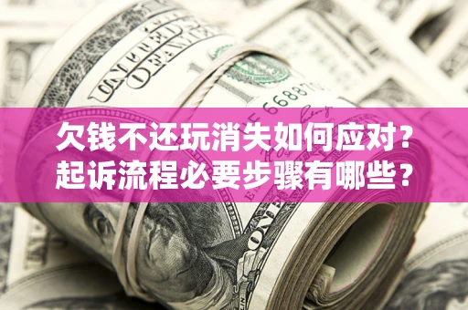 北京欠钱不还玩消失如何应对？起诉流程必要步骤有哪些？